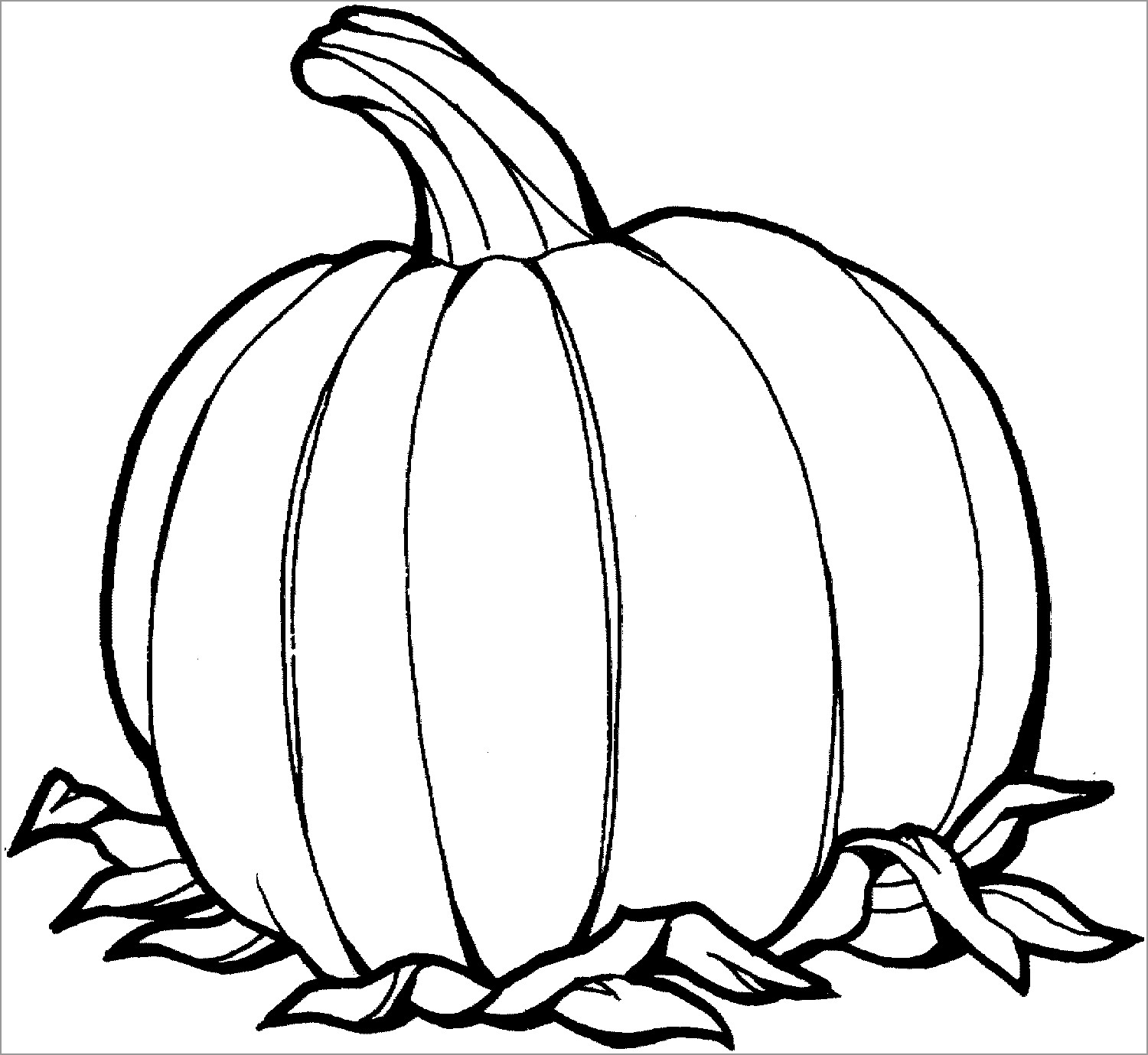 Pumpkin Coloring Page Images