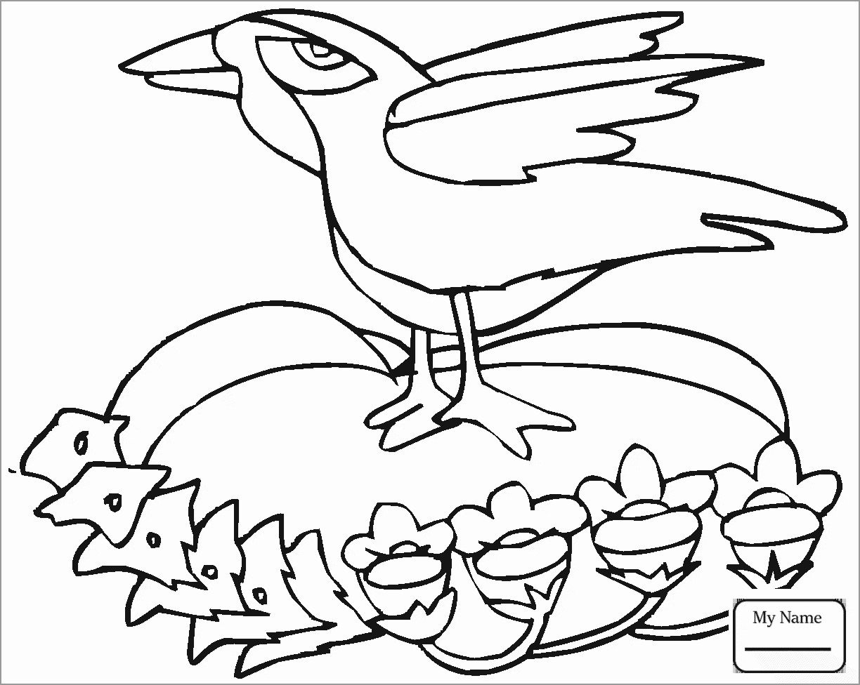 Raven Coloring Page for Kids