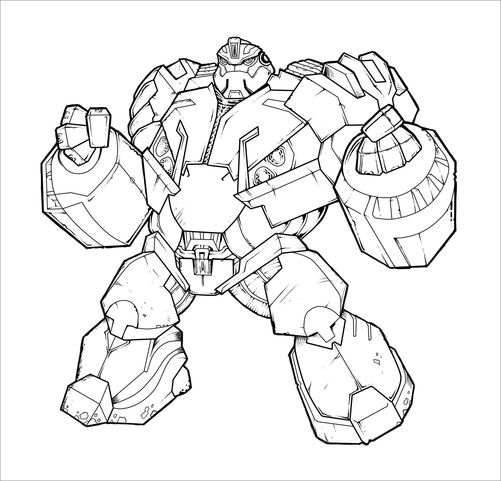 Transformer Coloring Pages Autobots Hound