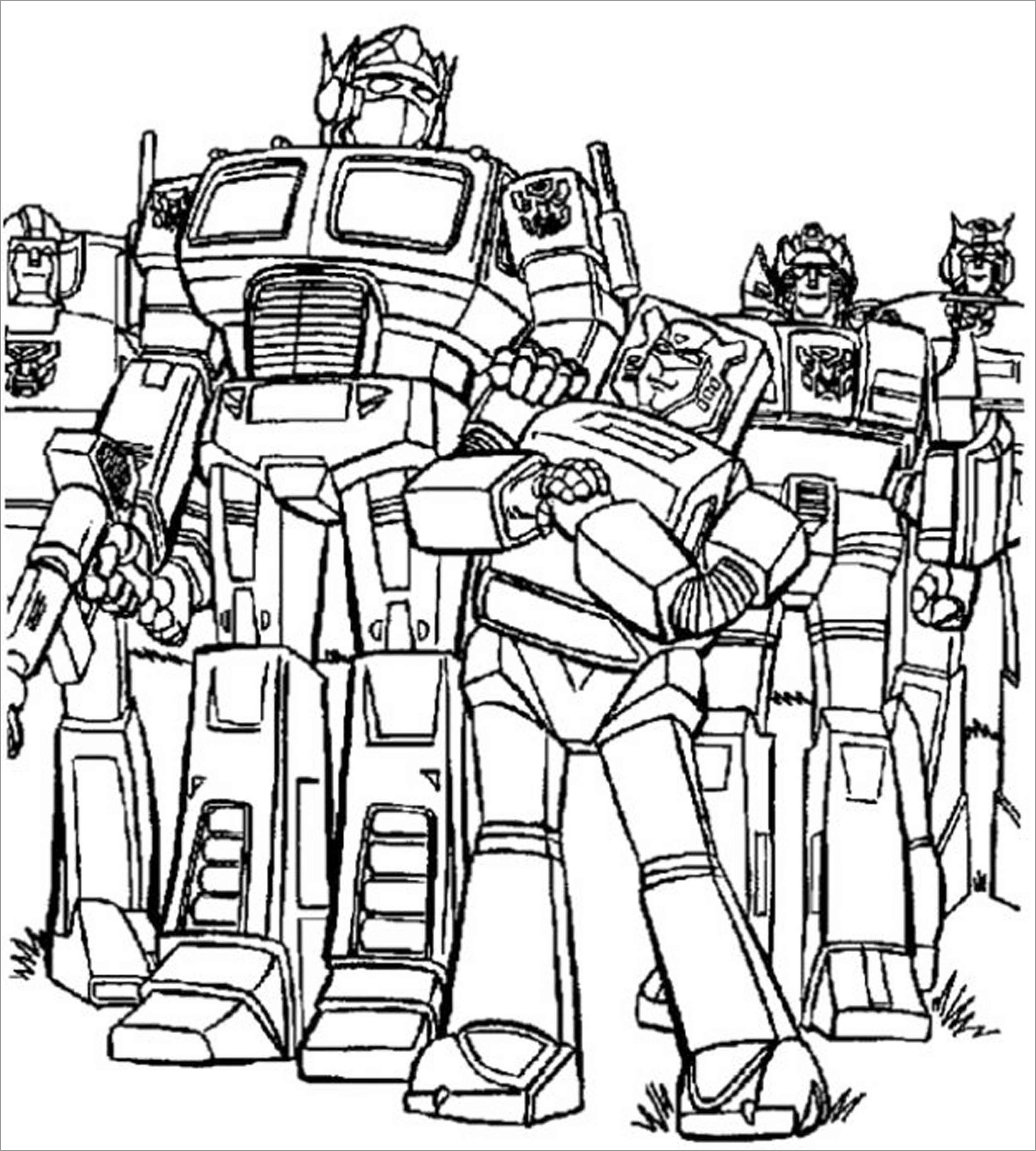 Transformer Coloring Pages ColoringBay