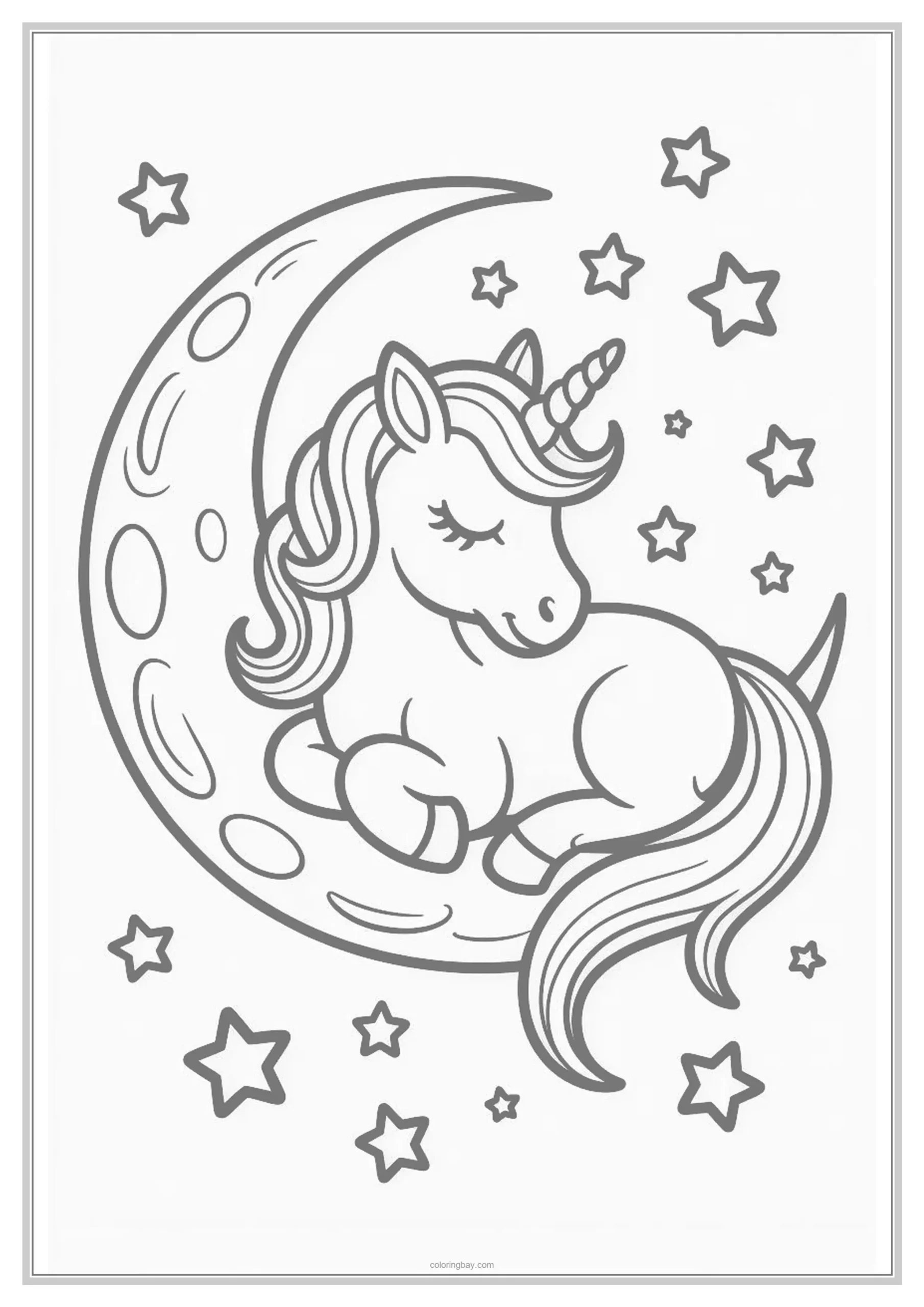 unicorn coloring page pdf unicorn coloring page pdf