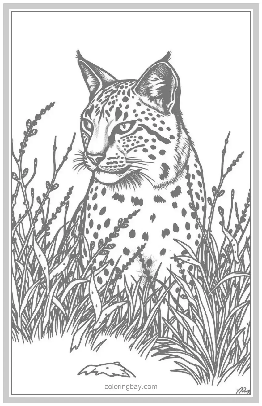 Wildcat Coloring Pages