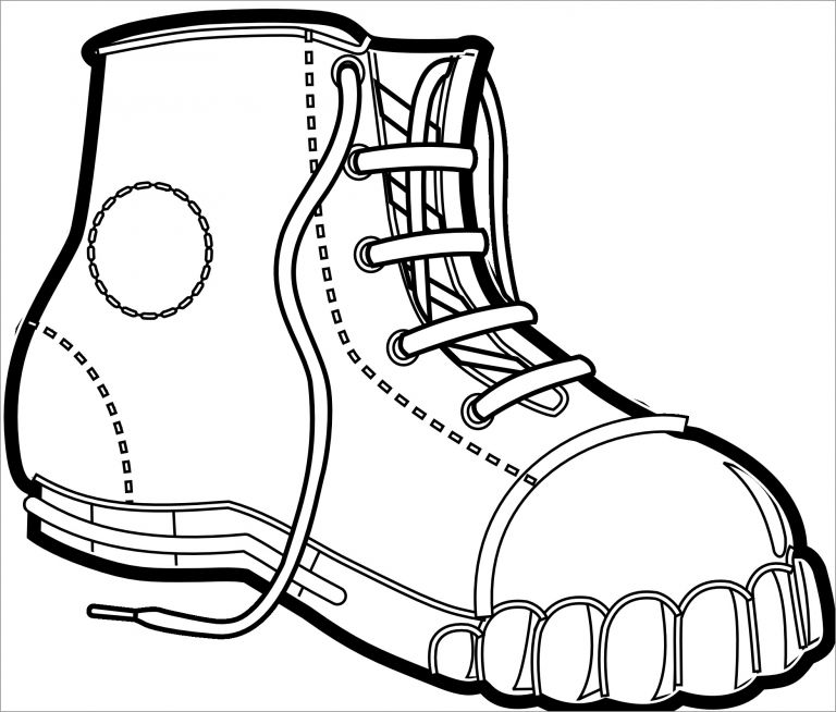 Fireman Boots Coloring Pages