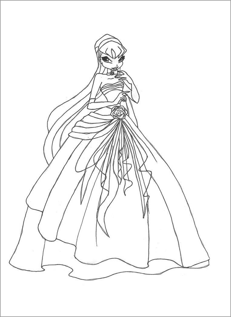 Winx Club Coloring Pages Printable